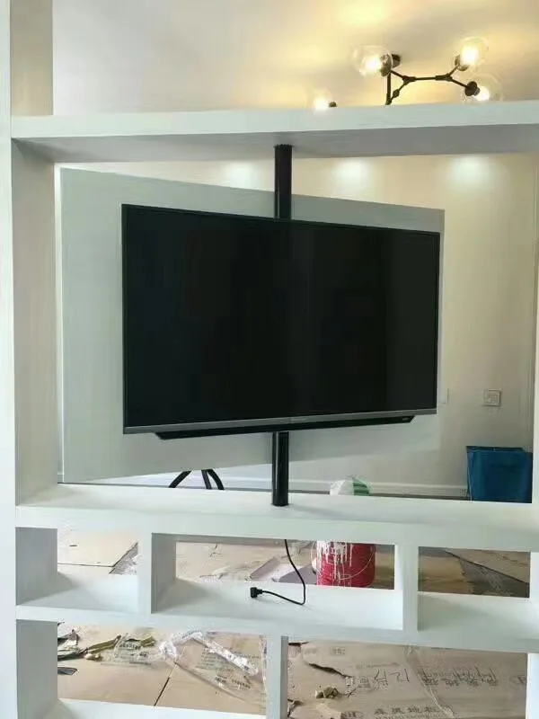 Glass Partition Tv Stand at Dorothy Jones blog