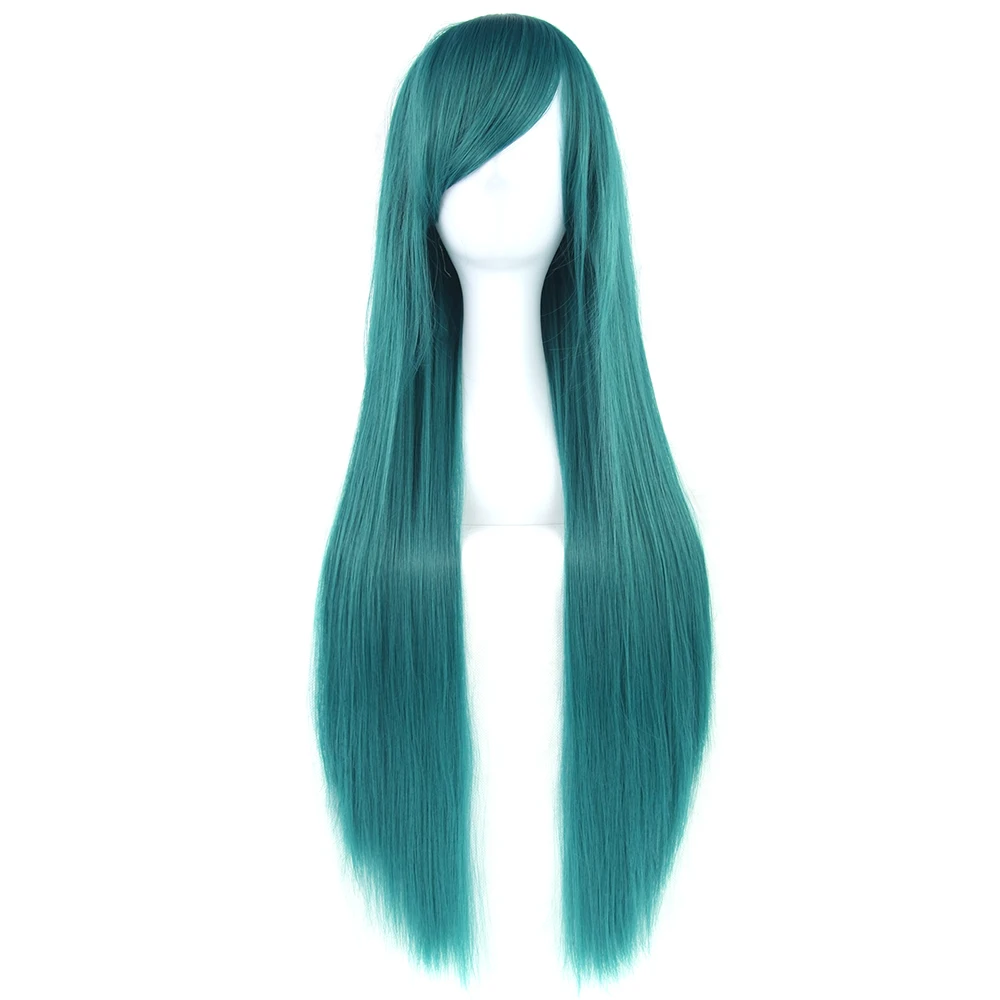 Soowee 32inch Long Synthetic Hair Green Purple Cosplay Wigs Heat Resistant Fiber Party Black Hair Straight Wig Hairpiece
Soowee 32inch Long Synthetic Hair Green Purple Cosplay Wigs Heat Resistant Fiber Party Black Hair Straight Wig Hairpiece