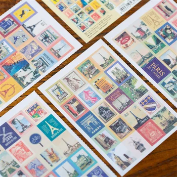 30packs/lot Vintage Love in Paris Folding Stamps Stickers DIY Multifunction sticker Romantic France diy diary stiker
30packs/lot Vintage Love in Paris Folding Stamps Stickers DIY Multifunction sticker Romantic France diy diary stiker