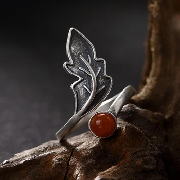 New Arrival silver S925 Pure Silver Antique, old matte inlaid red agate, female personality Ring Rings Wholesale
New Arrival silver S925 Pure Silver Antique, old matte inlaid red agate, female personality Ring Rings Wholesale