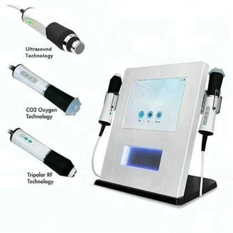 3 IN 1Co2 Oxygen + Rf + Ultrasound Skin Rejuvenation Water Jet Peel Water Oxygen Therapy Facial Machine 
3 IN 1Co2 Oxygen + Rf + Ultrasound Skin Rejuvenation Water Jet Peel Water Oxygen Therapy Facial Machine