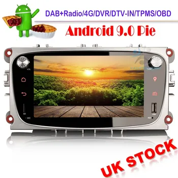 Android 9.0 Autoradio Car Stereo Sat Nav GPS DAB+ Bluetooth RDS for Ford Focus Mondeo S/C-Max Galaxy OBD DVR WiFi DVT-IN
Android 9.0 Autoradio Car Stereo Sat Nav GPS DAB+ Bluetooth RDS for Ford Focus Mondeo S/C-Max Galaxy OBD DVR WiFi DVT-IN