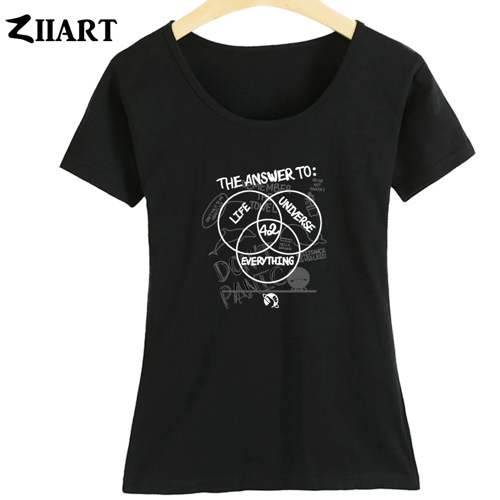42 Marvin the answer to life universe everything don't panic dolphin whale Girl Woman Summer Short-Sleeve T-Shirts ZIIART
42 Marvin the answer to life universe everything don't panic dolphin whale Girl Woman Summer Short-Sleeve T-Shirts ZIIART