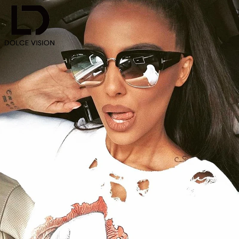 DOLCE VISION Luxury Vintage Transparent Lens Sunglasses Cat Eye Women Shades Brand Designer Black Frame Sun Glasses Oculos New
DOLCE VISION Luxury Vintage Transparent Lens Sunglasses Cat Eye Women Shades Brand Designer Black Frame Sun Glasses Oculos New