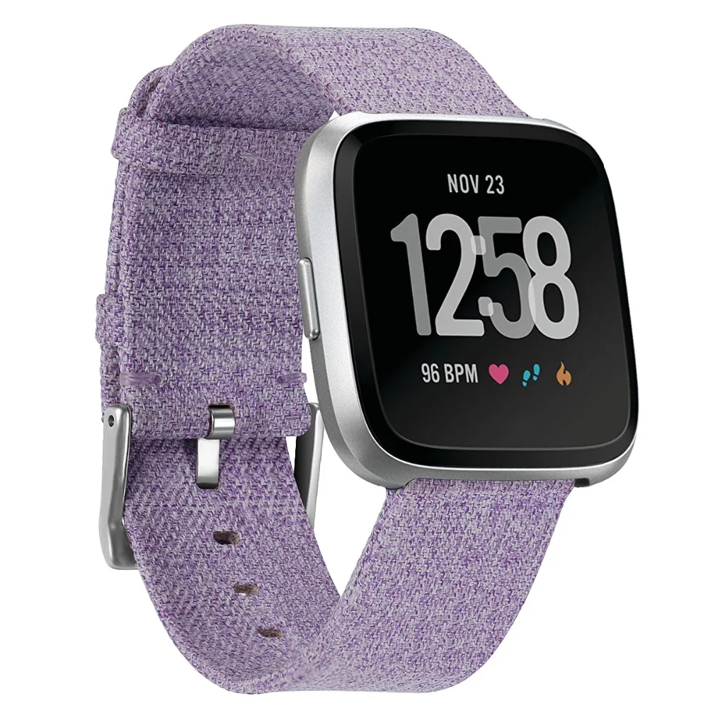 Ремешок для часов Fitbit Versa 2 сменный нейлоновый ремешок браслета 1/2 браслет