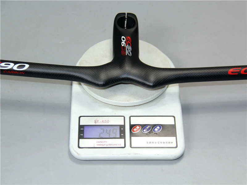 EC90 MTB Handlebar Carbon Ultralight Mountain Bike Bicycle Integrated Flat Bar