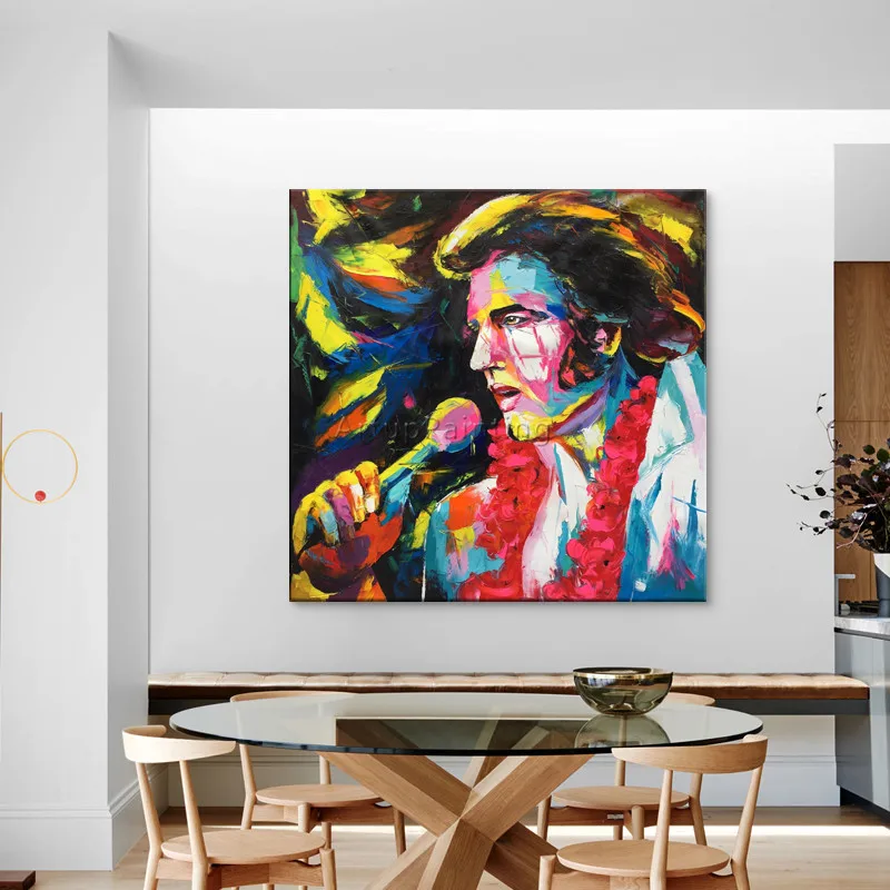 Francoise Nielly canvas Painting Elvis Presley Palette knife Face oil painting wall art pictures for living room home decoracion
Francoise Nielly canvas Painting Elvis Presley Palette knife Face oil painting wall art pictures for living room home decoracion