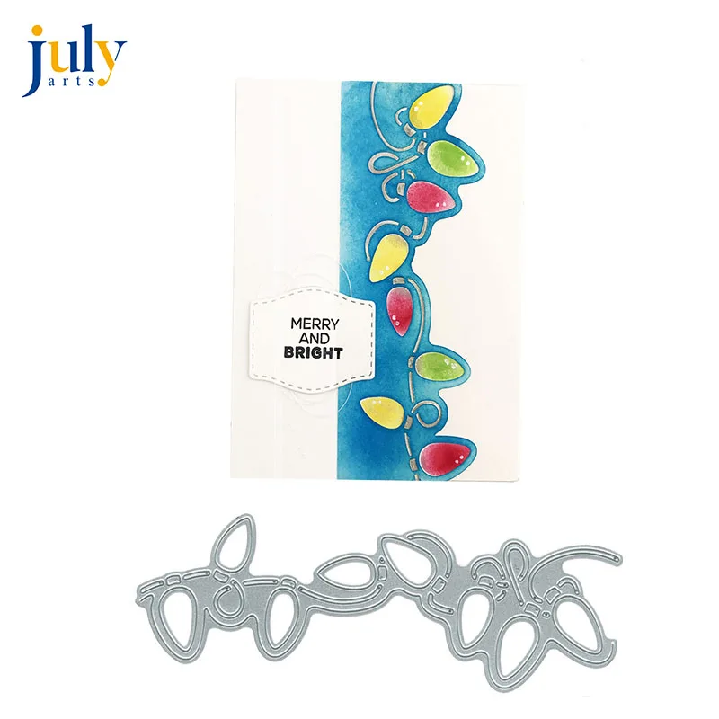 Julyart Bulb Scrapbooking Dies Electric Wire Metal Cutting Dies Stencil DIY Frame Embossing Folder Template Snijmal en Embossing
Julyart Bulb Scrapbooking Dies Electric Wire Metal Cutting Dies Stencil DIY Frame Embossing Folder Template Snijmal en Embossing
