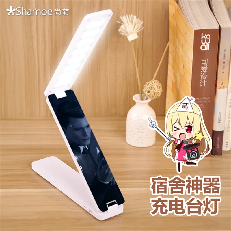 Game Detroit Become Human Connor LED Light 16 LEDs Portable Rechargeable Lamps Folding Eyes Desk Lights Cosplay Prop customize
Game Detroit Become Human Connor LED Light 16 LEDs Portable Rechargeable Lamps Folding Eyes Desk Lights Cosplay Prop customize