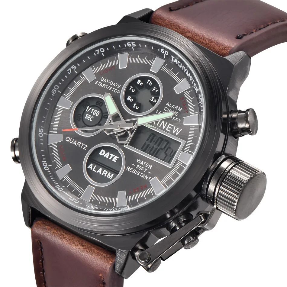 Watches Men Quartz Watch Sport Military Army LED Analog Stainless Steel Wristwatch Male Clock Relogio Masculino Drop Shipping
Watches Men Quartz Watch Sport Military Army LED Analog Stainless Steel Wristwatch Male Clock Relogio Masculino Drop Shipping