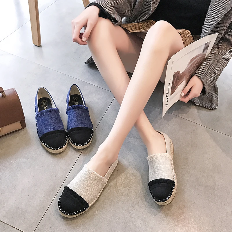 2019 Spring New Fisherman shoes Women Flats Casual Loafers Shoes Canvas Hemp Women SHoes
2019 Spring New Fisherman shoes Women Flats Casual Loafers Shoes Canvas Hemp Women SHoes