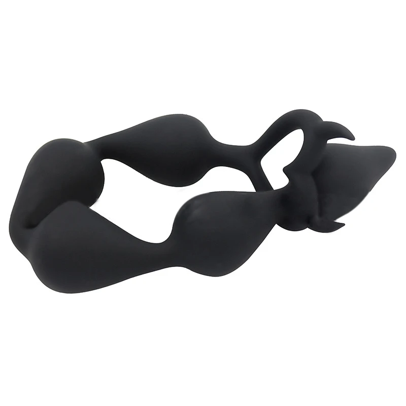 Sex Toy Anal Plug G Spot Stimulate Prostate Massage Vaginal Anal Pull Beads Silicone Butt Plug Sex Toy For Woman Men Masturbator