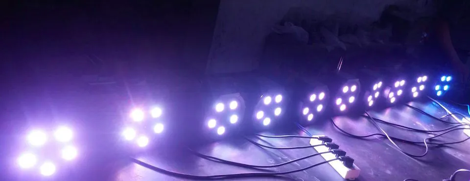 5pcs led par light-15