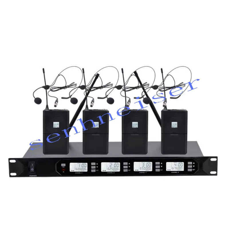 ZiXuan Stage Performance Wireless Microphone System UHF Dual Channel Wireless Microphone Set with 4 Headsets Microphone
ZiXuan Stage Performance Wireless Microphone System UHF Dual Channel Wireless Microphone Set with 4 Headsets Microphone