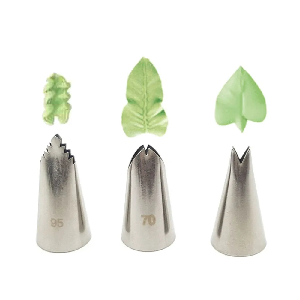 3pcs/set Cream Leaf Nozzles Cake Decoration Tips Icing Piping Pastry Nozzle Cake Decorating Tools DIY Baking & Pastry Tools
3pcs/set Cream Leaf Nozzles Cake Decoration Tips Icing Piping Pastry Nozzle Cake Decorating Tools DIY Baking & Pastry Tools