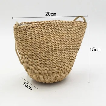 Women Straw Bag Bohemian Handmade Straw Weave Straw Beach Bag Lady Cute Handbag girls Shoulder Bag/Crossbody bag
Women Straw Bag Bohemian Handmade Straw Weave Straw Beach Bag Lady Cute Handbag girls Shoulder Bag/Crossbody bag