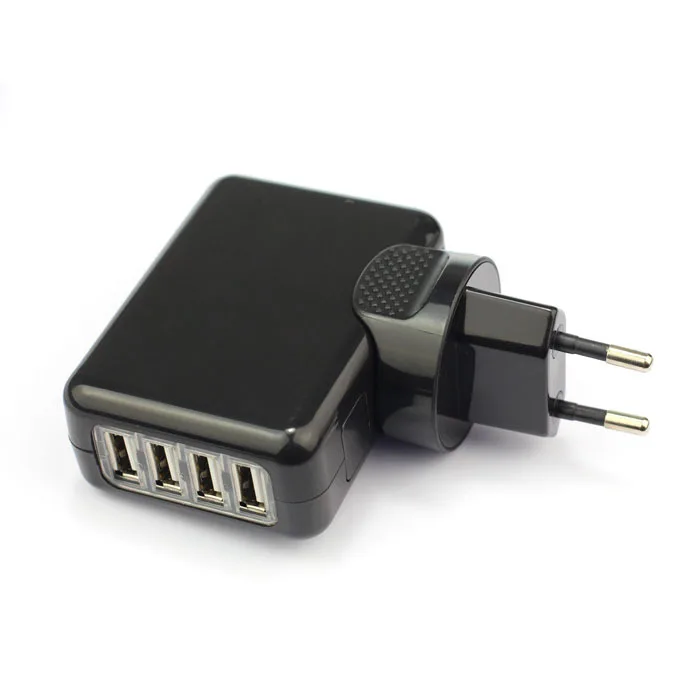 Quality 4 Port USB Wall Charger AC Adapter For iPhone 7 6s 6 Plus 5S For iPad Air Pro For Samsung All AU EU US UK Plug Black #QC
Quality 4 Port USB Wall Charger AC Adapter For iPhone 7 6s 6 Plus 5S For iPad Air Pro For Samsung All AU EU US UK Plug Black #QC