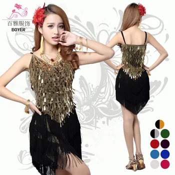 2016 Real Ballet Tutu Leotard The New Latin Dance Costumes Drop Sequins Competition Uniforms For Students Of Show Fringe Skirt
2016 Real Ballet Tutu Leotard The New Latin Dance Costumes Drop Sequins Competition Uniforms For Students Of Show Fringe Skirt