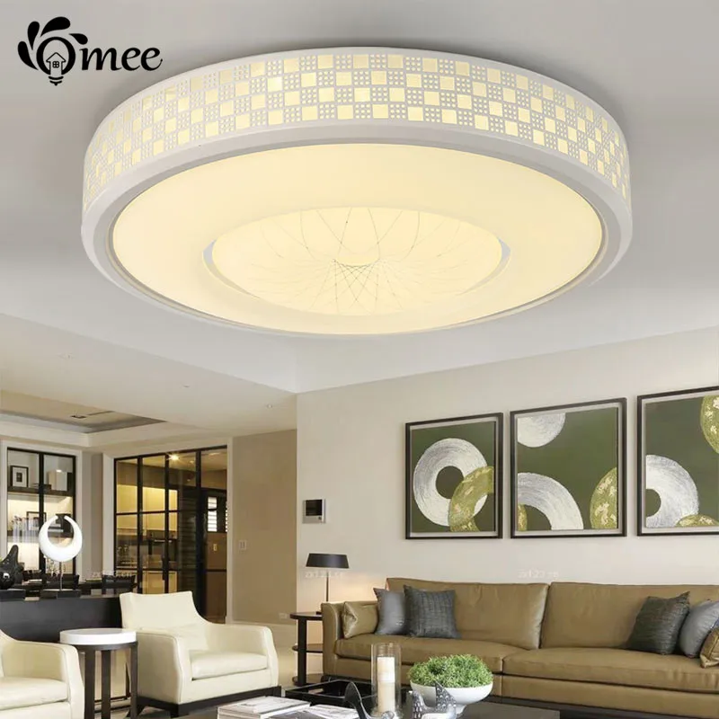 Modern Round Ceiling Lamp Metal Acrylic SMD Ceiling Light LED Panel Board Warm White For Bed Living Room 24W 110V Foyer Lights
Modern Round Ceiling Lamp Metal Acrylic SMD Ceiling Light LED Panel Board Warm White For Bed Living Room 24W 110V Foyer Lights
