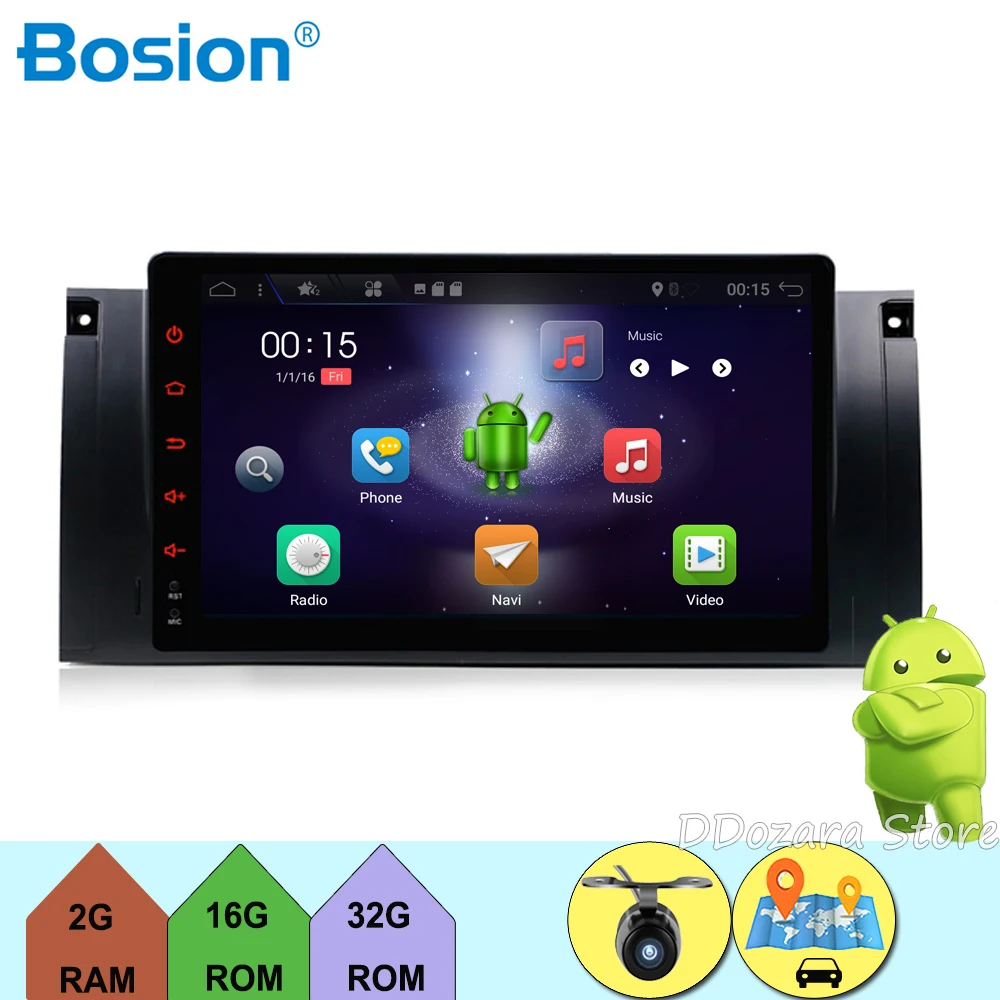 Car Multimedia player Android 7.1 GPS 1 Din Automotivo For BMW/E46/M3/MG/ZT/ Wifi Radio FM 4 Cores 16GB Free Camera Map
Car Multimedia player Android 7.1 GPS 1 Din Automotivo For BMW/E46/M3/MG/ZT/ Wifi Radio FM 4 Cores 16GB Free Camera Map