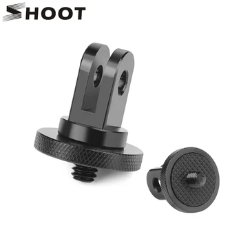 

SHOOT Metal 1/4 Mini Tripod Adapter Mount for GoPro Hero 9 8 7 5 Session Xiaomi Yi 4K Sjcam Sj4000 Eken H9 Go Pro Hero Accessory