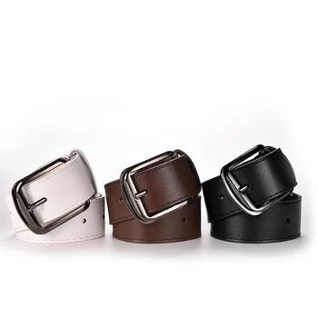 Pu Leather Men's Waist Belt Men's Belt Black Leather Metal Buckle Casual Belts for Men
Pu Leather Men's Waist Belt Men's Belt Black Leather Metal Buckle Casual Belts for Men