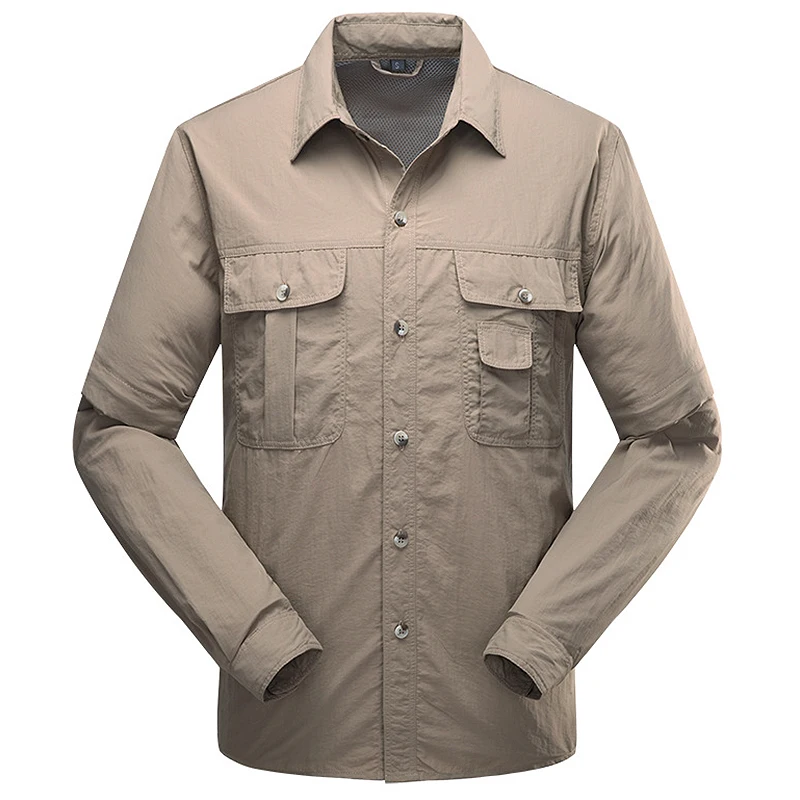 Military Style Mens Shirts Tactical Shirt Summer Quick Drying Sleeves Detachable Army Clothing Male Shirts Breathable Work Wear
Military Style Mens Shirts Tactical Shirt Summer Quick Drying Sleeves Detachable Army Clothing Male Shirts Breathable Work Wear