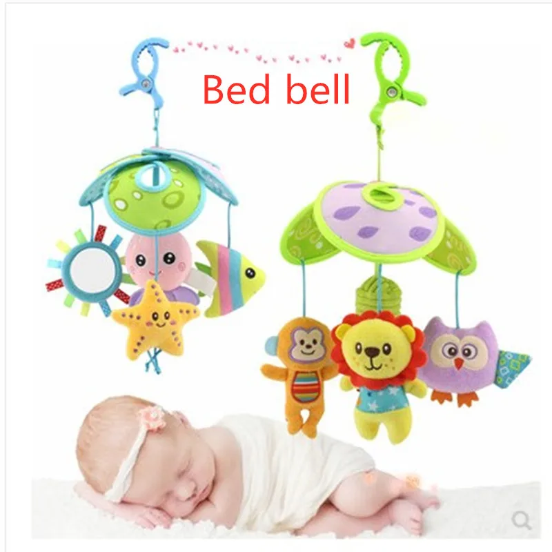 Plush toy three-leaf rotary bell baby bed bell bed hanging comfort baby trolley hanging piece cloth toy children gift
Plush toy three-leaf rotary bell baby bed bell bed hanging comfort baby trolley hanging piece cloth toy children gift