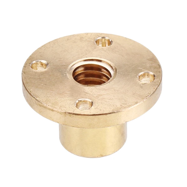 T10 Trapezoidal Screw Nut Brass Copper Nut 10mm Brass Nut T10 Lead for CNC New 
T10 Trapezoidal Screw Nut Brass Copper Nut 10mm Brass Nut T10 Lead for CNC New