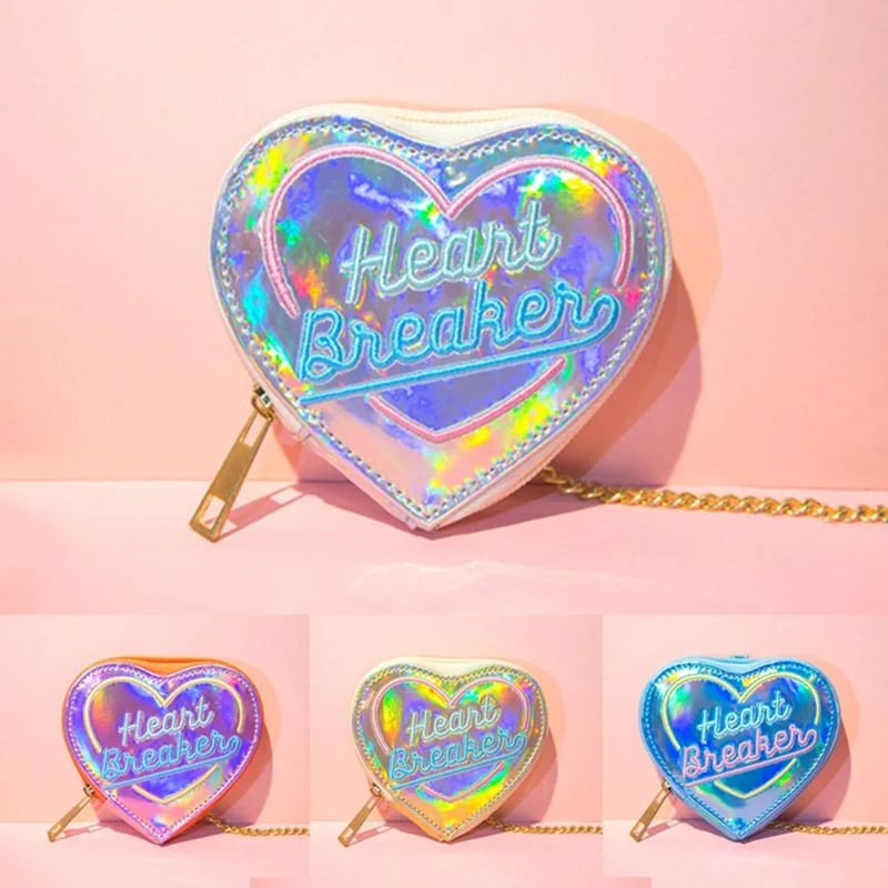 Korean Chic Women Heart Hologram Wallet Laser PU Small Coin Purse Zipper Clutch Money Purse Bank Card Holders Bag Pouch
Korean Chic Women Heart Hologram Wallet Laser PU Small Coin Purse Zipper Clutch Money Purse Bank Card Holders Bag Pouch