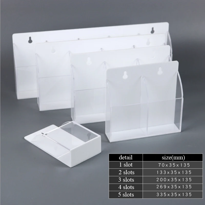 4/5 Slots Remote Controller Holder AC Control Storage Box Acrylic Clear-White Storage Box Wall-mounted Remote Control Rack Case
4/5 Slots Remote Controller Holder AC Control Storage Box Acrylic Clear-White Storage Box Wall-mounted Remote Control Rack Case
