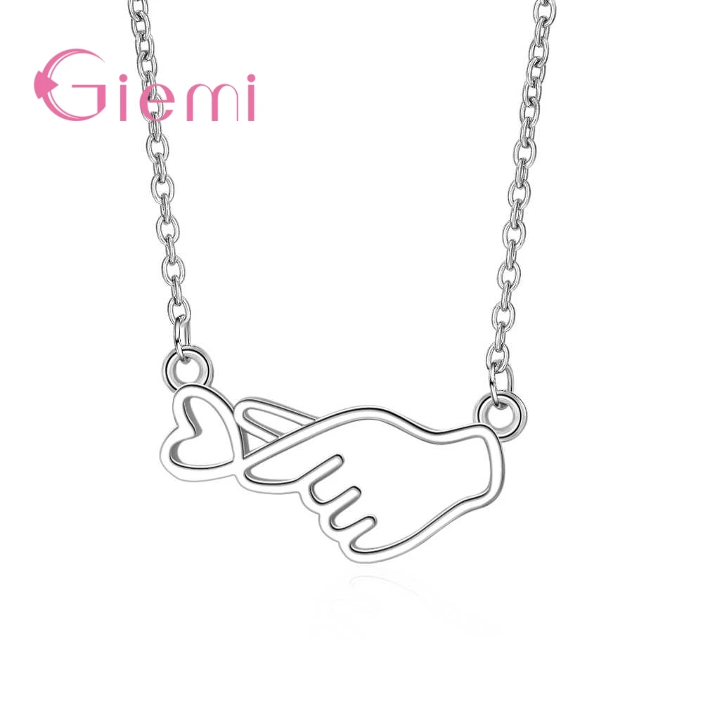 AAA Good Genuine 925 Sterling Silver Special Heart Gesture Necklace Pendant For Women Ladies Birthday Present Jewelry
AAA Good Genuine 925 Sterling Silver Special Heart Gesture Necklace Pendant For Women Ladies Birthday Present Jewelry