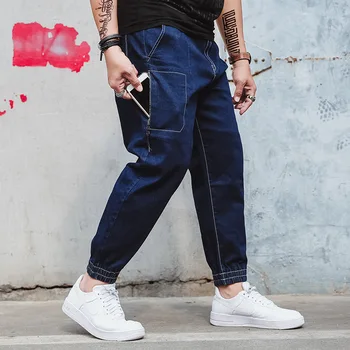 New 2019 Harem Jeans Men Washed Feet Shinny Denim Hip Hop Sportswear Elastic Waist
New 2019 Harem Jeans Men Washed Feet Shinny Denim Hip Hop Sportswear Elastic Waist