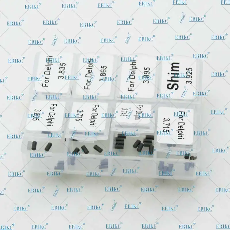 ERIKC 80 pieces / box Injector calibration shims, Common Rail adjusting shims kits size (3.715mm-3.925mm)
ERIKC 80 pieces / box Injector calibration shims, Common Rail adjusting shims kits size (3.715mm-3.925mm)