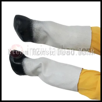 New Unicorn Horse Foot Fancy Dress Party Horse Masks Halloween Costume Prop Adult Latex Unicorn Gloves Crazy Hooves Theater Toy
New Unicorn Horse Foot Fancy Dress Party Horse Masks Halloween Costume Prop Adult Latex Unicorn Gloves Crazy Hooves Theater Toy