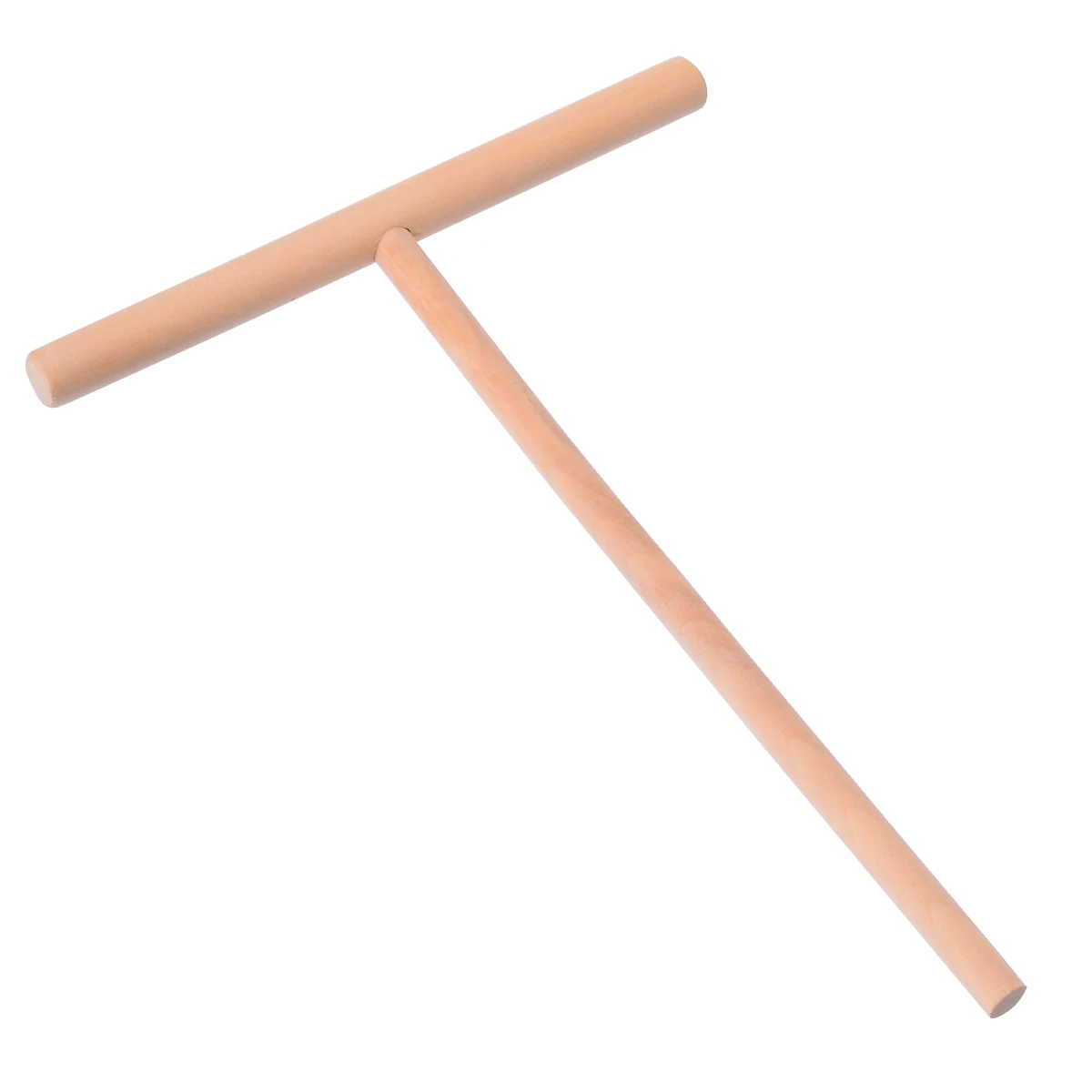 2X Wooden Rake Round Batter Pancake Crepe Spreaders Kitchen Tools DIY 15cHFUS