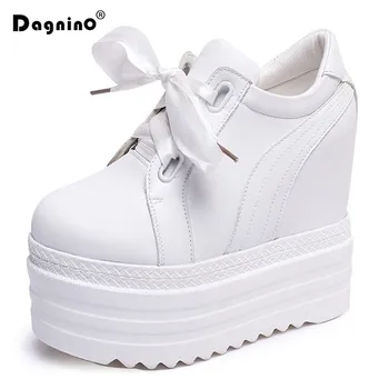 2019 New Autumn 14CM High Heels Casual Shoes Women Wedges Platform Woman Shoes Chaussure Summer Height Increasing White Pumps
2019 New Autumn 14CM High Heels Casual Shoes Women Wedges Platform Woman Shoes Chaussure Summer Height Increasing White Pumps