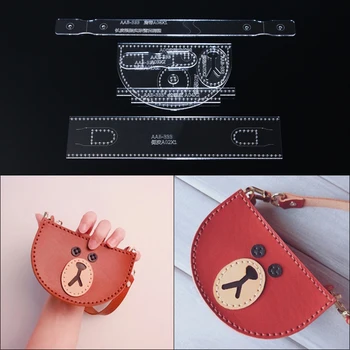 1set DIY Acrylic Template For Leather Handmade Craft Mini Coin Purse bag Sewing Pattern 12*8*4cm
1set DIY Acrylic Template For Leather Handmade Craft Mini Coin Purse bag Sewing Pattern 12*8*4cm