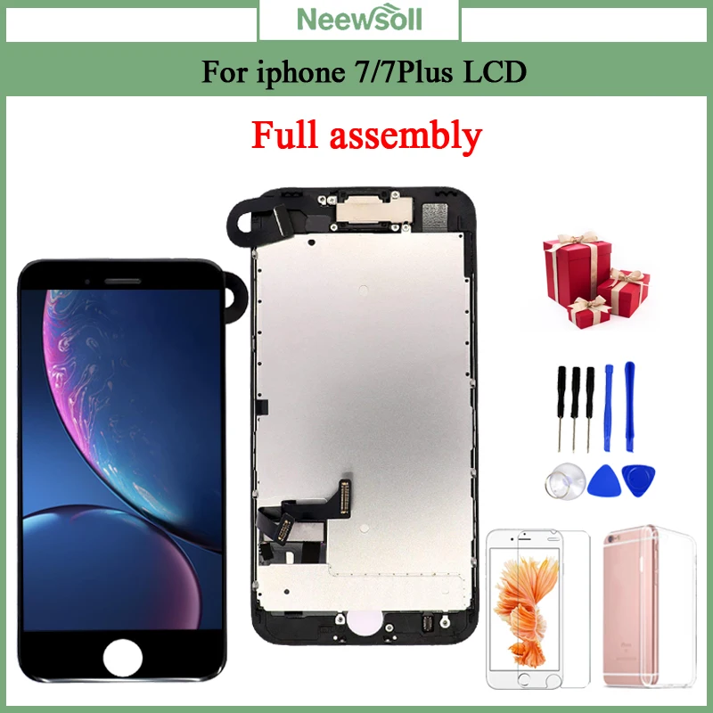 For iPhone 7/7 Plus LCD Full Assembly Complete AAA+ LCD With 3D Touch Screen Replacement Display for iphone 7/7Plus LCD Camera
For iPhone 7/7 Plus LCD Full Assembly Complete AAA+ LCD With 3D Touch Screen Replacement Display for iphone 7/7Plus LCD Camera