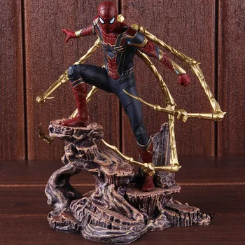 Marvel Spideran Action Figure Statue Avengers Infinity War Iron Marvel Spider Man Figure PVC Collectible Model Toy
Marvel Spideran Action Figure Statue Avengers Infinity War Iron Marvel Spider Man Figure PVC Collectible Model Toy
