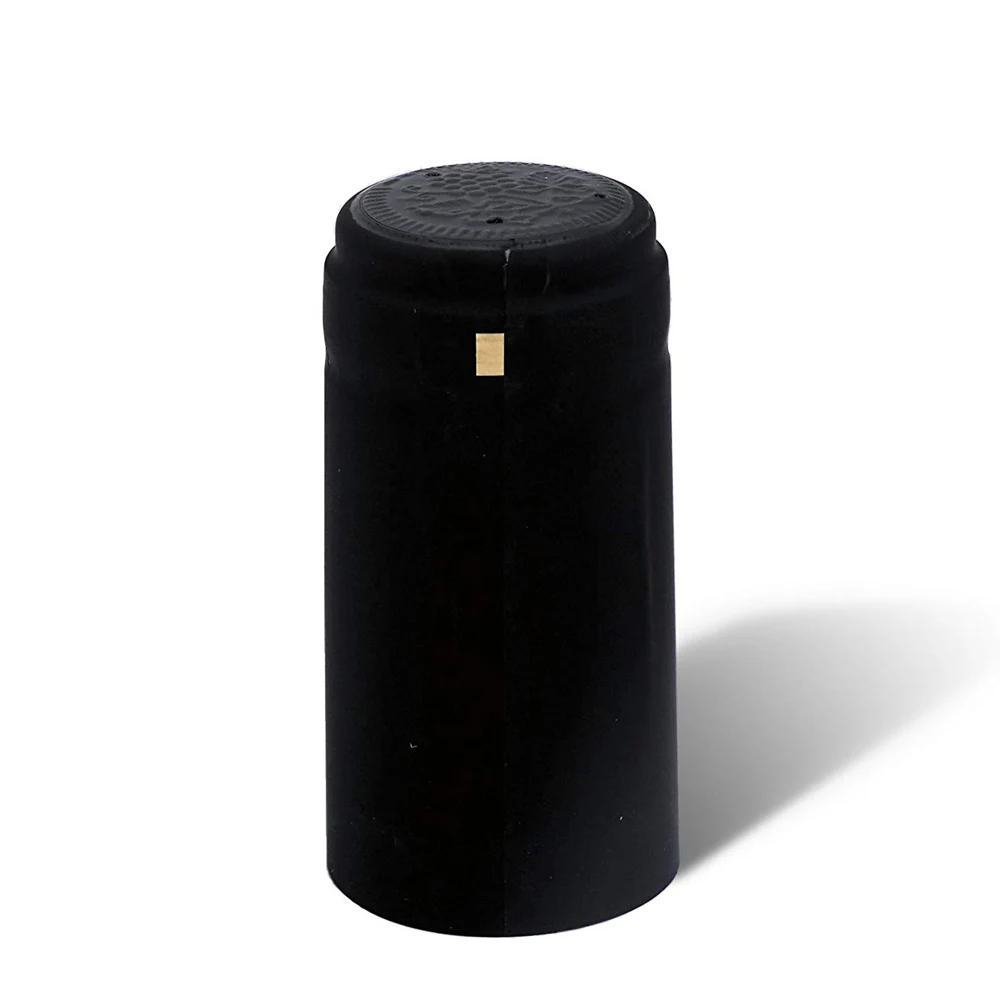 GUH 100PCS/LOT PVC Heat Shrink Capsules with Tear Tab for Wine Bottles Elegant Matte Black Premium Quality Shrink Bottle Sleeves
GUH 100PCS/LOT PVC Heat Shrink Capsules with Tear Tab for Wine Bottles Elegant Matte Black Premium Quality Shrink Bottle Sleeves