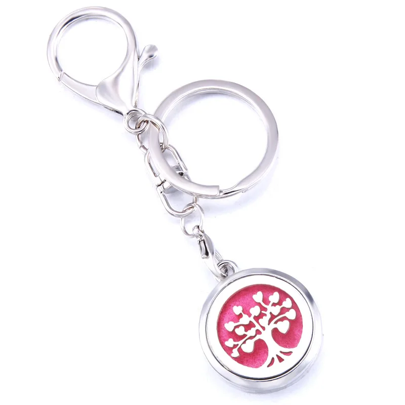 Love Tree Aroma Keychain Keyring Open Locket Stainless Steel Perfume Aromatherapy Essential Oil Diffuser Car Keychain Jewelry
Love Tree Aroma Keychain Keyring Open Locket Stainless Steel Perfume Aromatherapy Essential Oil Diffuser Car Keychain Jewelry