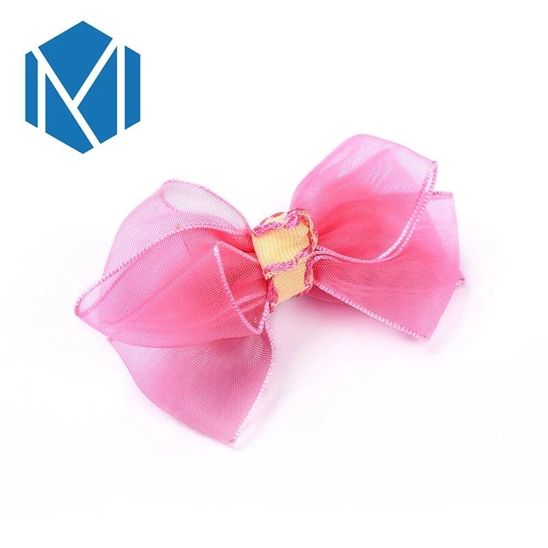 

M MISM INS Fashion Cute Lovely Kawaii Yarn Hair BB Clips For Girls Kids Baby Hair Accessories Chiffon Children Bow-knot Hairpins