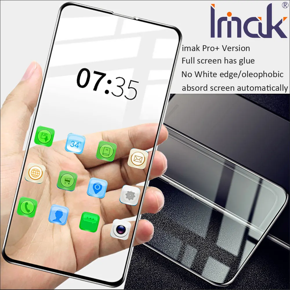 imak Pro+ Full Screen panel Glue Tempered Glass For Xiaomi Mi 9T Pro Redmi K20 Pro oleophobic
imak Pro+ Full Screen panel Glue Tempered Glass For Xiaomi Mi 9T Pro Redmi K20 Pro oleophobic