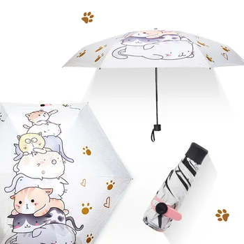 Cute Art Umbrella Rain Women Mini Pocket Umbrella Women Clear Sun Cat Cute Children Small Umbrellas Parasol Kids Umbrella 60U016
Cute Art Umbrella Rain Women Mini Pocket Umbrella Women Clear Sun Cat Cute Children Small Umbrellas Parasol Kids Umbrella 60U016
