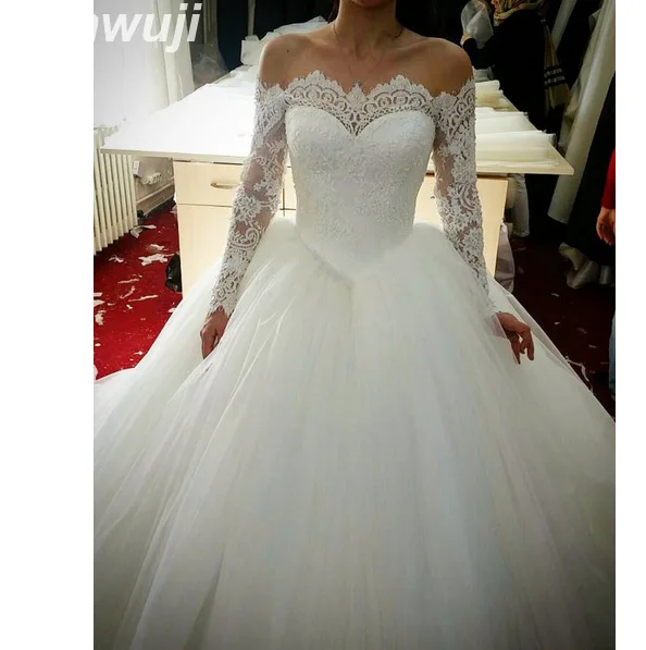 2018 Boat Neck Cheap Robe de Mariage Cheap Wedding Dresses Women Ball Gown Wedding Dress Vestido de Noiva Lace Bridal Gowns
2018 Boat Neck Cheap Robe de Mariage Cheap Wedding Dresses Women Ball Gown Wedding Dress Vestido de Noiva Lace Bridal Gowns