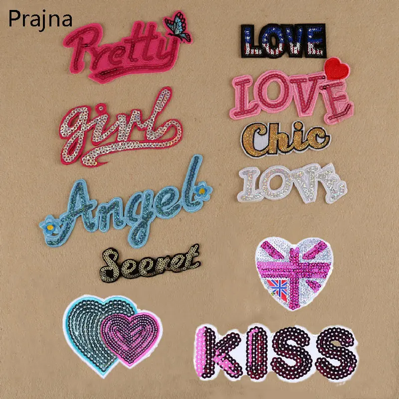 Prajna Lovely Heart Cute Patch Sequin Star For Clothes Jeans Letter Patch Heart Applique Vintage Iron On Patches For Clothing
Prajna Lovely Heart Cute Patch Sequin Star For Clothes Jeans Letter Patch Heart Applique Vintage Iron On Patches For Clothing