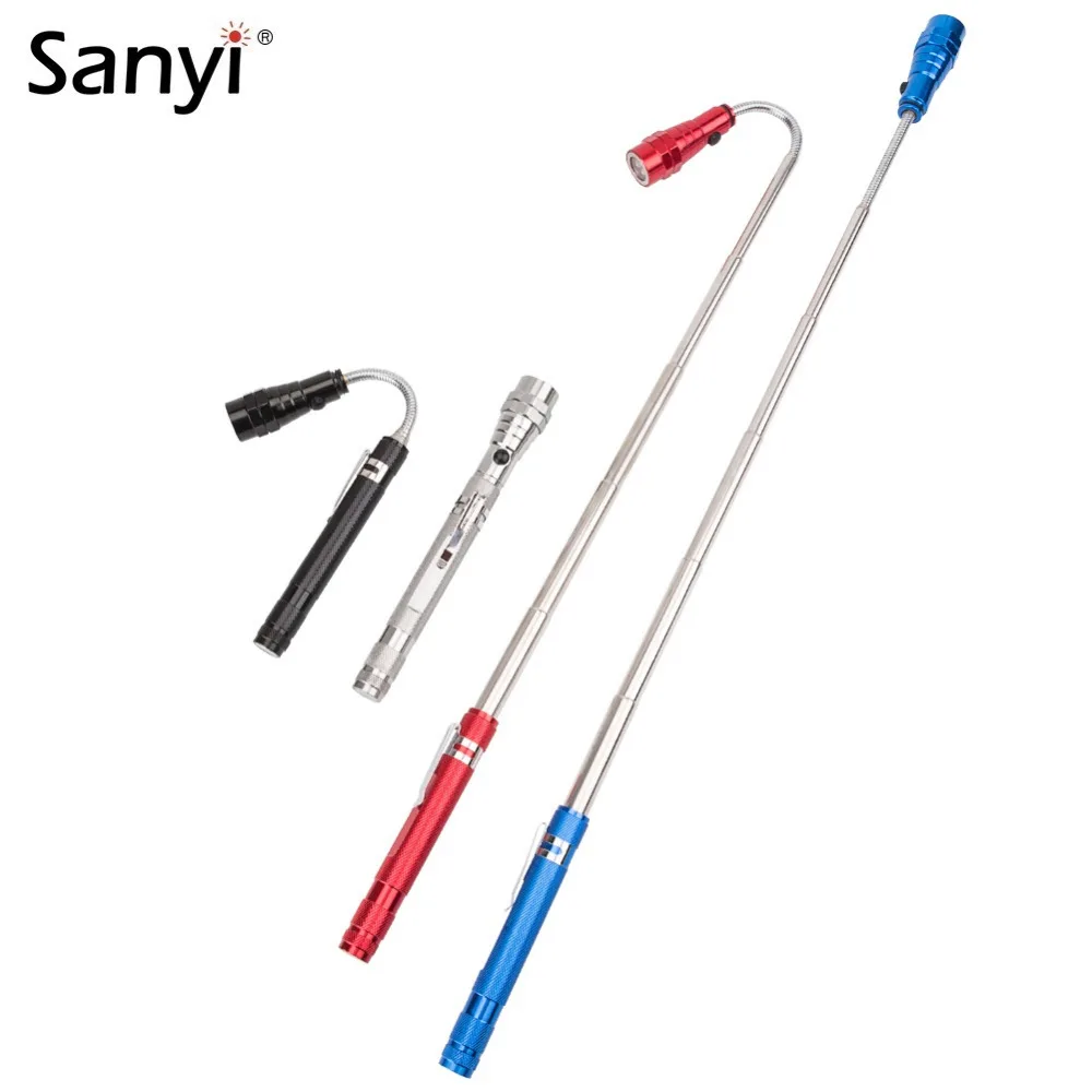 Telescopic 360 Degree Flexible LED Flashlight Torch Lamp 3led Camping Tactical Pick Up Tool Torch Lantern With Magnet 4 Colors
Telescopic 360 Degree Flexible LED Flashlight Torch Lamp 3led Camping Tactical Pick Up Tool Torch Lantern With Magnet 4 Colors