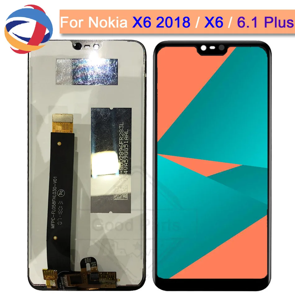 100% Tested For Nokia X6 2018 6.1 Plus LCD Display+Touch Screen Digitizer Assembly Replacement For Nokia X6 TA-1099 TA-1109 LCD
100% Tested For Nokia X6 2018 6.1 Plus LCD Display+Touch Screen Digitizer Assembly Replacement For Nokia X6 TA-1099 TA-1109 LCD