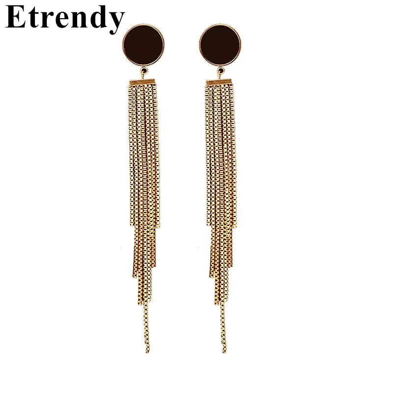 Simple Metal Tassel Earrings 2019 New Jewelry Gold-Color Long Earrings For Women Bijoux Cute Gift
Simple Metal Tassel Earrings 2019 New Jewelry Gold-Color Long Earrings For Women Bijoux Cute Gift
